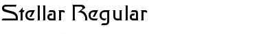 Stellar Regular Font
