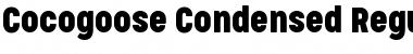 Cocogoose Condensed Trial Regular Font