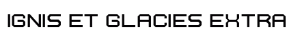Ignis et Glacies Extra Sharp Regular Font Preview Ignis et Glacies Extra Sharp Regular Font Preview