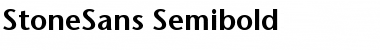 StoneSans Semibold Font