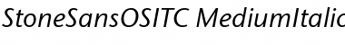 StoneSansOSITC Font
