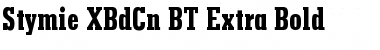 Stymie XBdCn BT Extra Bold Font