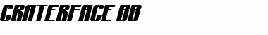 Download CraterFace BB Font