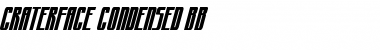 CraterFace Condensed BB Regular Font