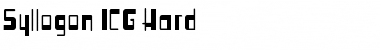 Syllogon ICG Hard Regular Font