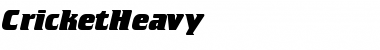 Download CricketHeavy Font