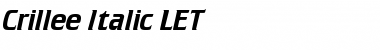 Crillee Italic LET Regular Font