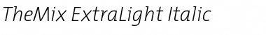 TheMix-ExtraLight Font