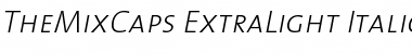 TheMixCaps-ExtraLight Font