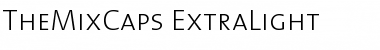 TheMixCaps-ExtraLight Font