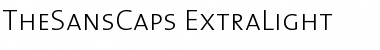 TheSansCaps-ExtraLight Font