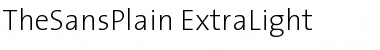 TheSansPlain-ExtraLight Font