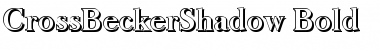 Download CrossBeckerShadow Font