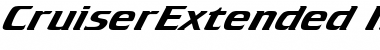 Download CruiserExtended Font