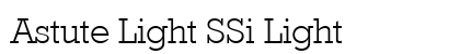 Astute Light SSi Light Font Astute Light SSi Light Font Preview