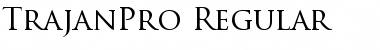 Trajan Pro Regular Font