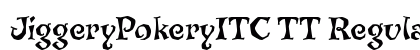 JiggeryPokeryITC TT Regular Font JiggeryPokeryITC TT Regular Font Preview