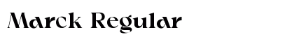 Marck Regular Font Preview Marck Regular Font Preview