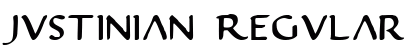 Justinian Regular Font Justinian Regular Font Preview