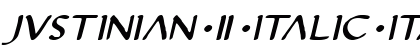 Justinian 2 Italic Italic Font Justinian 2 Italic Italic Font Preview
