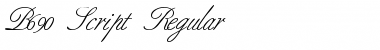 B690-Script Regular Font