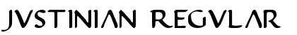 Justinian Regular Font Justinian Regular Font Preview