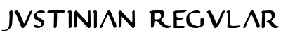 Justinian Regular Font Justinian Regular Font Preview
