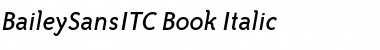 BaileySansITC-Book Font