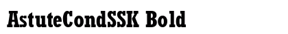 AstuteCondSSK Bold Font AstuteCondSSK Bold Font Preview