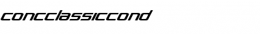 Concielian Classic Condensed Font