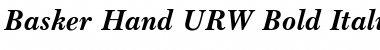 Baskerville Handcut Bold Italic