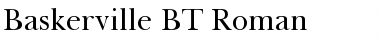 Baskerville BT Roman Font