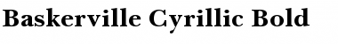 Baskerville Cyrillic Regular Font