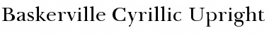 Baskerville Cyrillic Regular Font