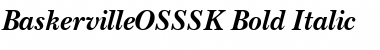 BaskervilleOSSSK Bold Italic