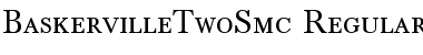 BaskervilleTwoSmc Regular Font