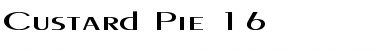 Download Custard Pie 16 Font