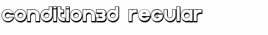 Condition 3D Regular Font