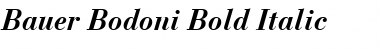 BauerBodoni LT Bold Italic Font