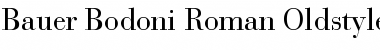 BauerBodoni RomanOsF Regular Font