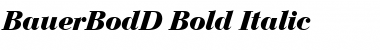 BauerBodD Bold Italic