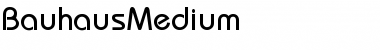 BauhausMedium Regular Font