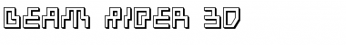 Beam Rider 3D Font