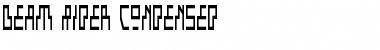 Beam Rider Condensed Condensed Font