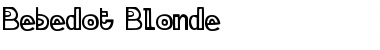 Bebedot Blonde Font