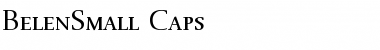 BelenSmall Caps Regular Font