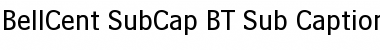 BellCent SubCap BT Font