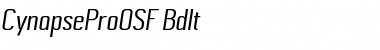 Cynapse Pro OSF Bold Italic