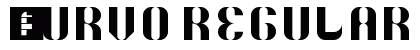5Curvo Regular Font Preview 5Curvo Regular Font Preview