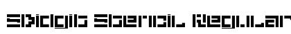 5Didgit Stencil Regular Font Preview 5Didgit Stencil Regular Font Preview